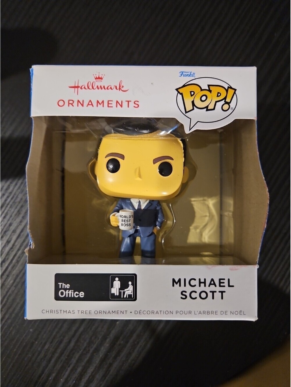 2022 Hallmark Funko POP! The Office Michael Scott Christmas Tree Ornament